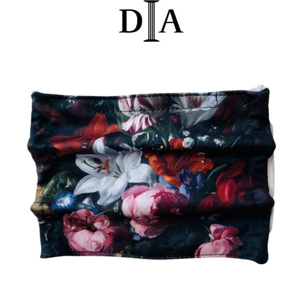 Museum Face Masks "FLOWERS IN VASE" Reusable - Picture 2 of 3